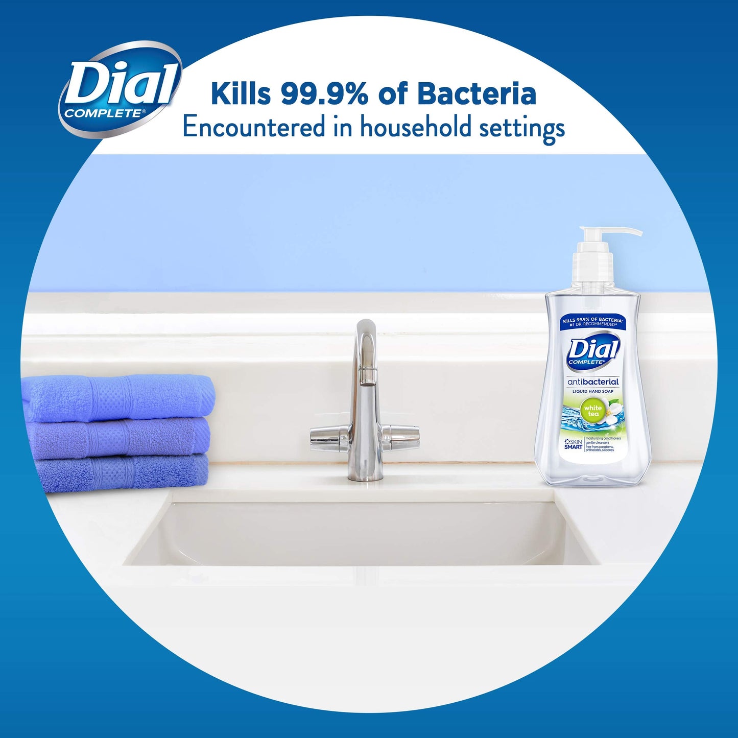 Dial Antibacterial Liquid Hand Soap, White Tea, 7.5 Ounce Beauty & Personal Care Dial