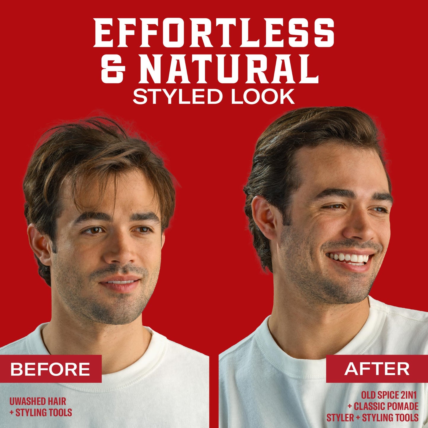 Old Spice Mens Hair Pomade, Healthy & Strong with Vitamin E & Biotin, Mens Hair Styling Pomade, Medium Hold, Matte Finish, 2.22 oz Beauty & Personal Care Old Spice