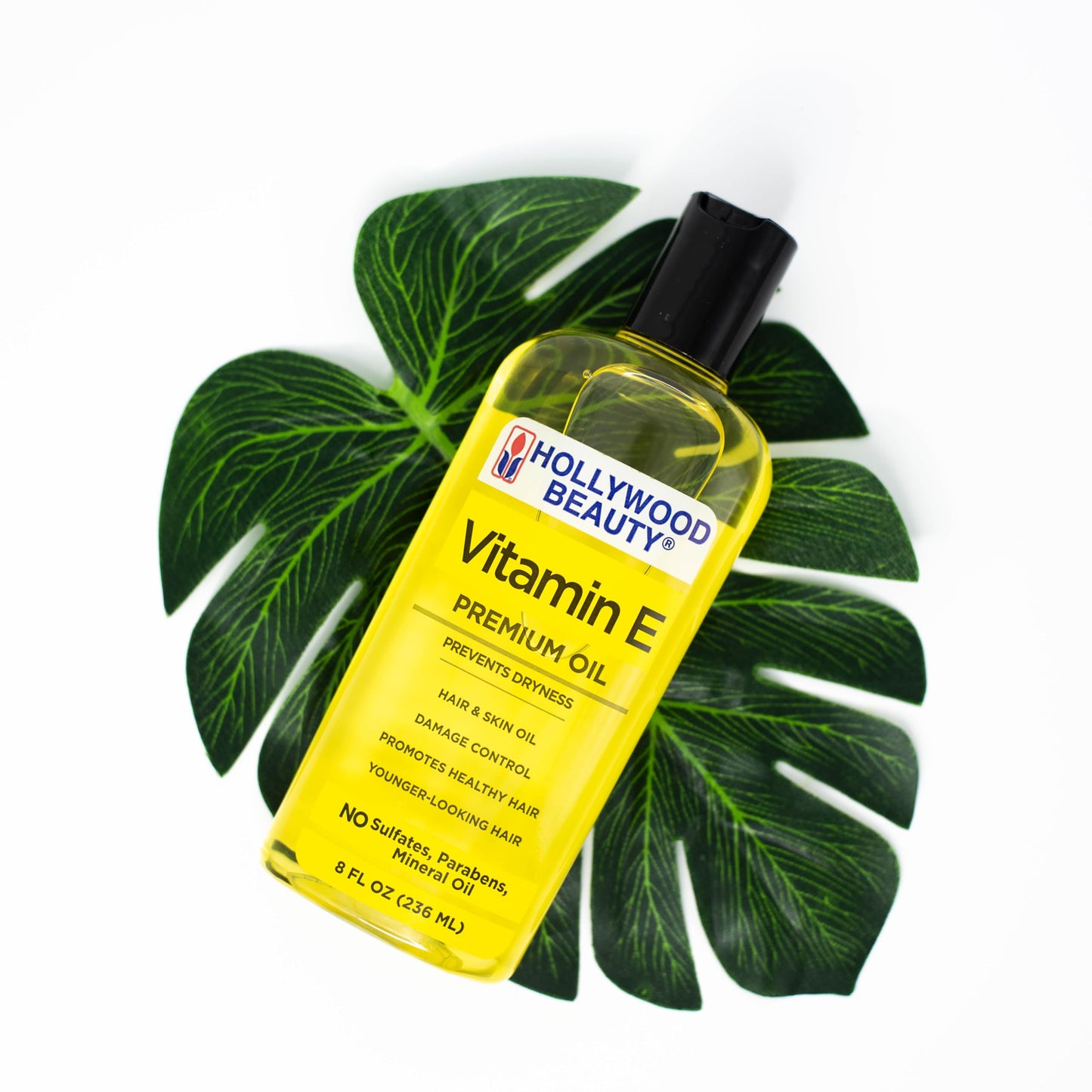 Hollywood Beauty Vitamin E Hair & Skin Oil, 8 oz - Prevents Dryness, Stimulates Healthy Hair Growth, Repairs Damaged Skin, Anti-Aging Beauty & Personal Care Hollywood Beauty