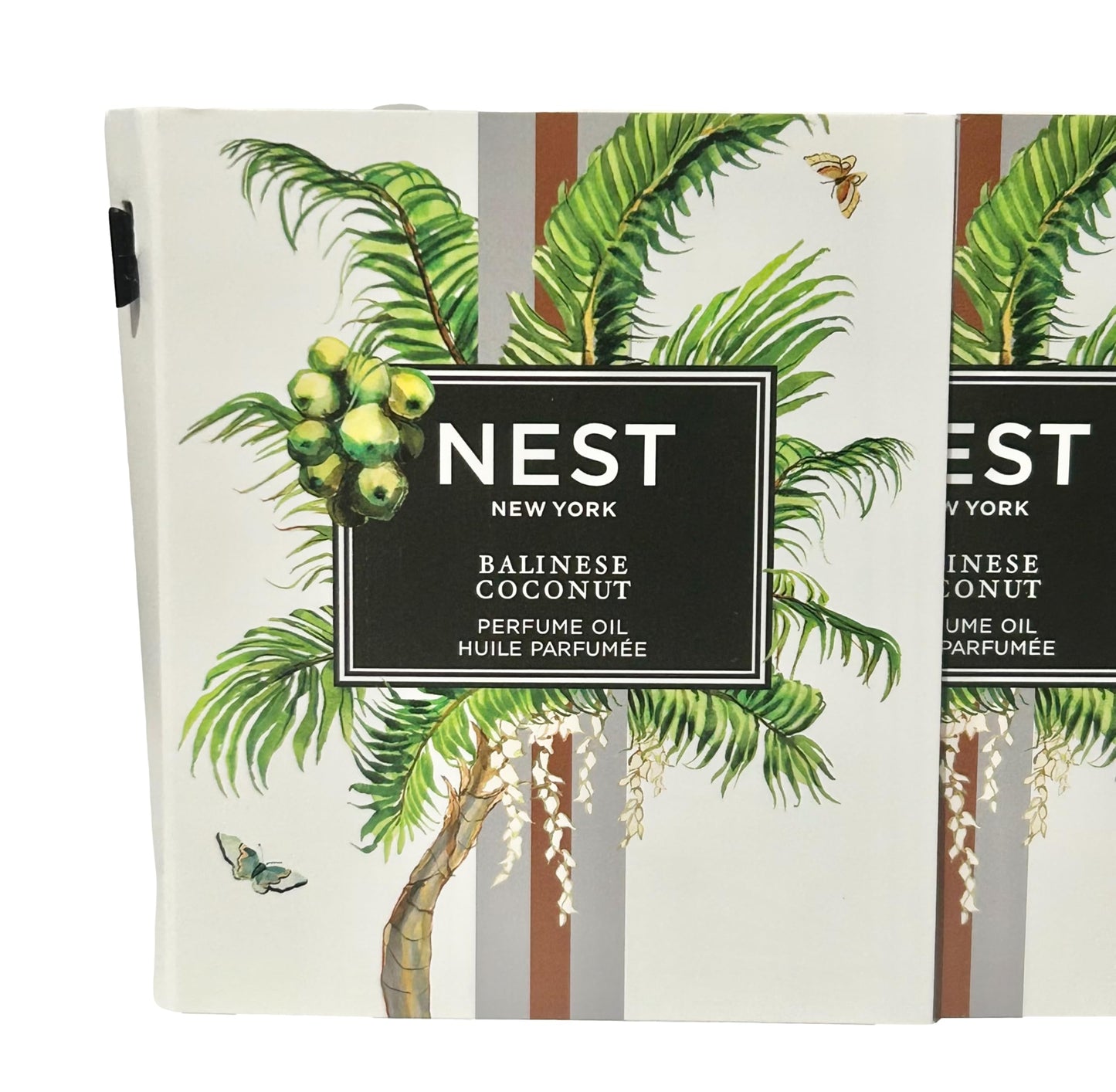 NEST Balinese Coconut Sample Perfume Oil Parfum 1.5 ml / 0.05 fl.oz - Vial SPLASH ON/DABBER Set of 3 Vials (3543) Beauty & Personal Care NEST New York
