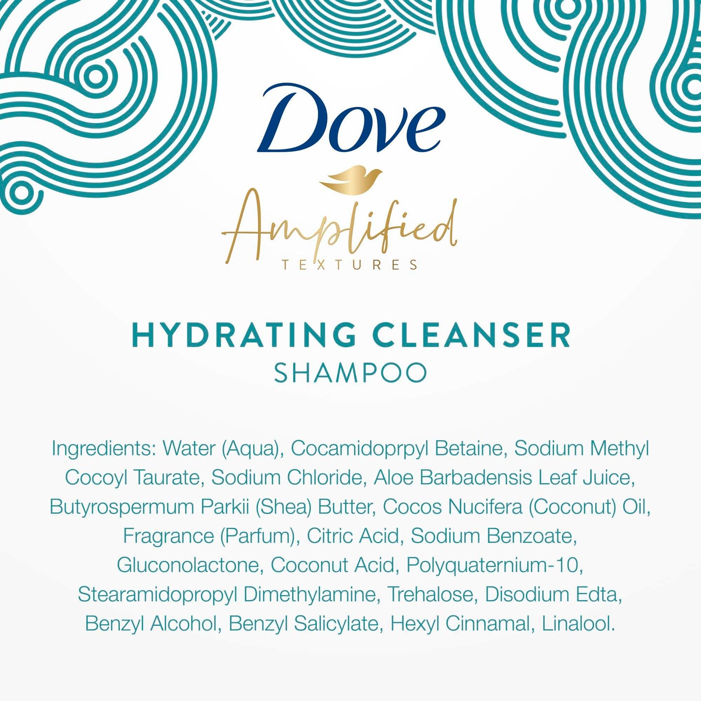 Amplified Textures, Hydrating Cleanse Shampoo, 11.5 fl oz (340 ml), Dove Beauty & Personal Care Dove