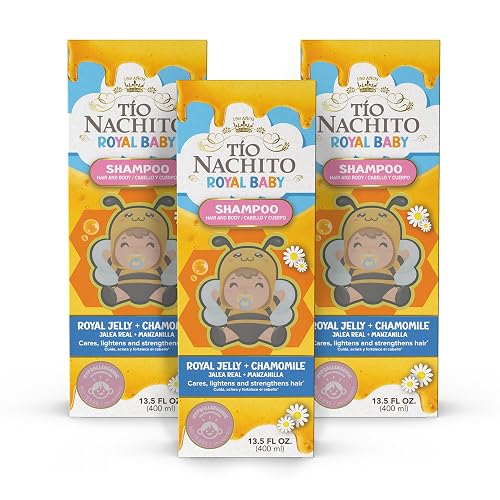 Tio Nacho TIO Nachito Hypoallergenic Baby Shampoo with Royal Jelly & Chamomile - Gentle, Tear-Free Body Wash, 13.5 fl oz (Pack of 3) Beauty & Personal Care Tio Nacho