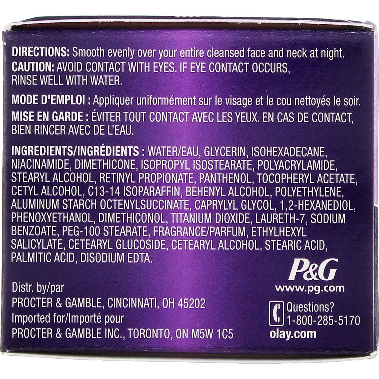 Olay Age Defying Anti-Wrinkle Replenishing Night Cream 2 Oz (Pack Of 7) Beauty & Personal Care Olay