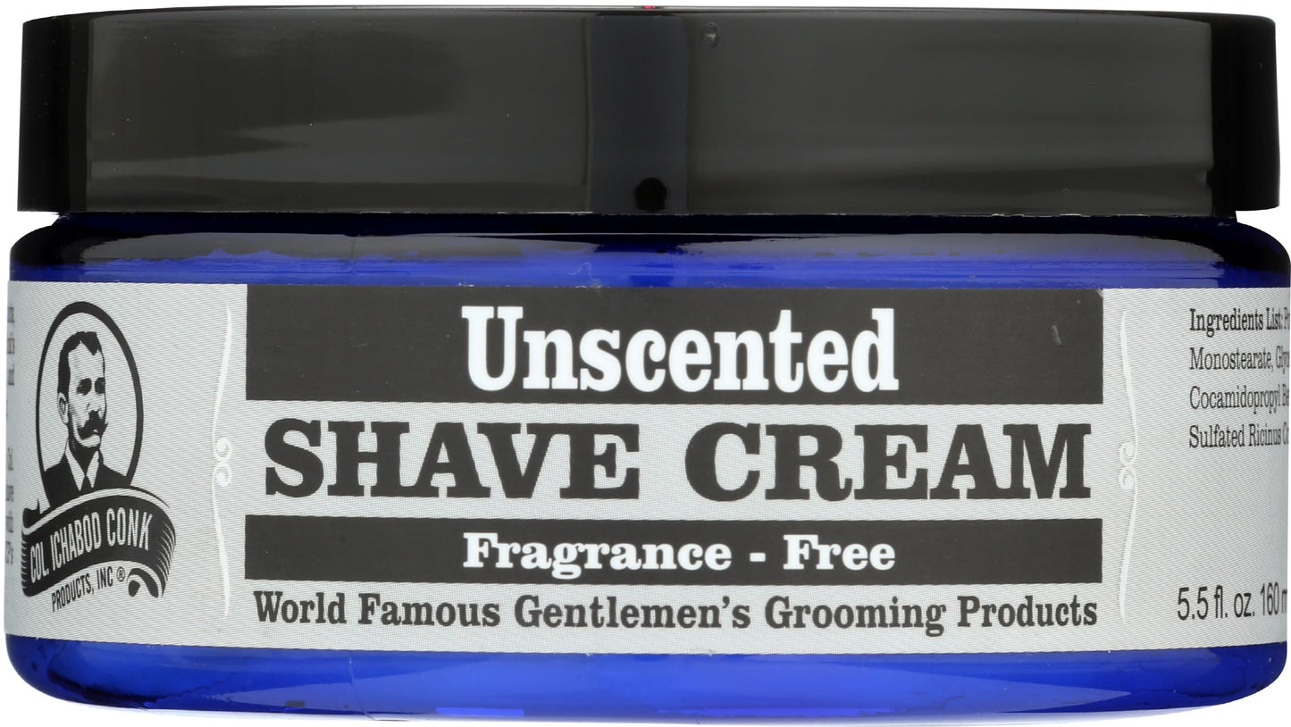 COLONEL CONK Shave Cream Unscented, 5.5 FZ Beauty & Personal Care Colonel Conk