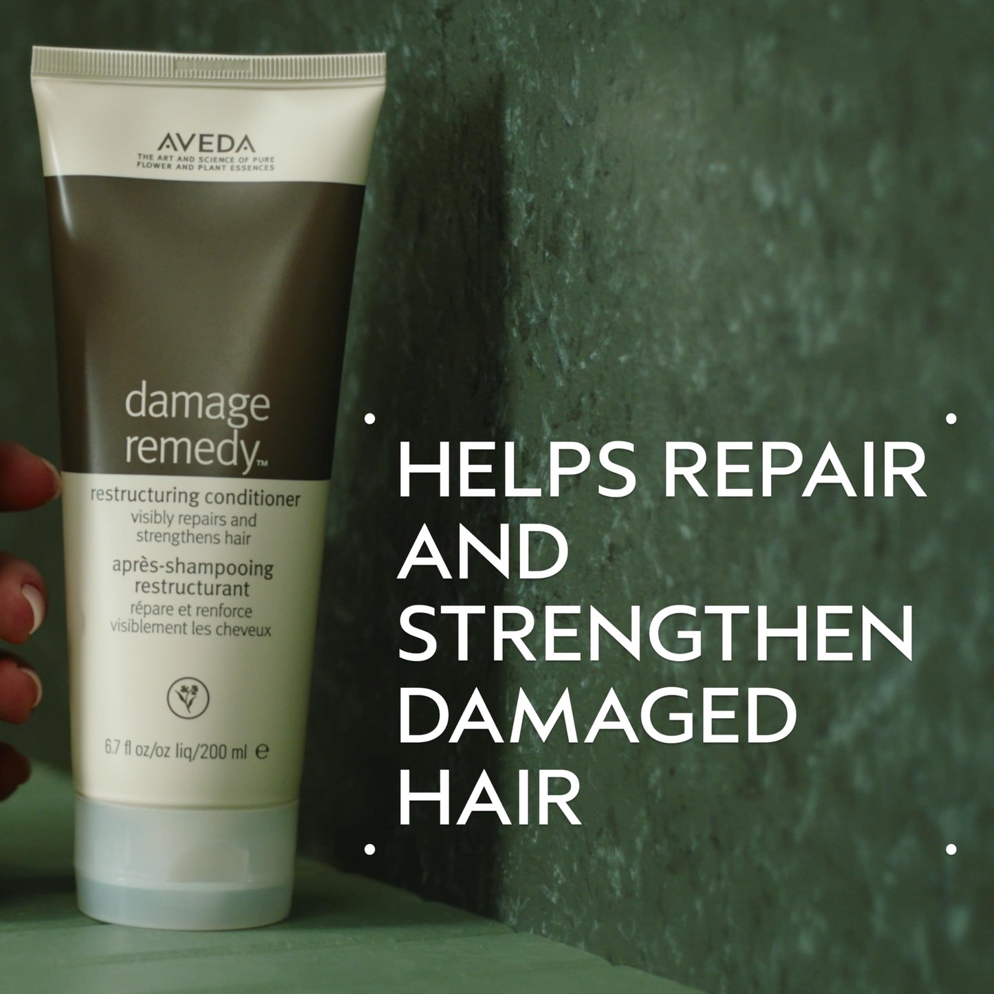 Aveda Damage Remedy Restructuring Conditioner for Damaged Hair | Repairs and Strengthens Damaged Hair | Detangles | with Quinoa Protein, 6.7 Fl Oz Beauty & Personal Care Aveda
