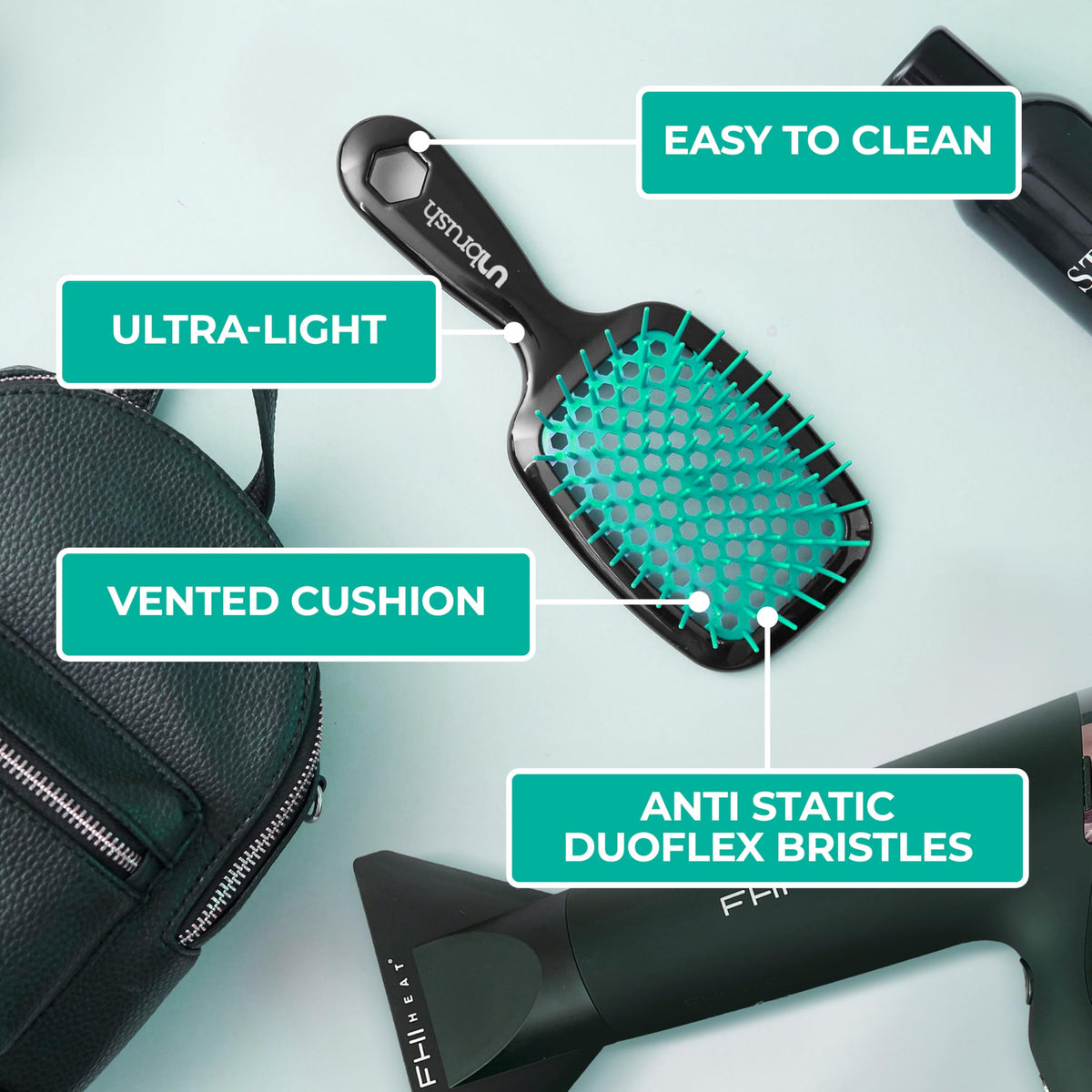 FHI Heat UNbrush Detangling Brush for Wet & Dry Hair