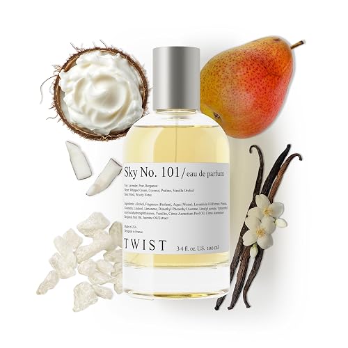 Twist Sky No. 101 - Eau De Parfum Inspired by A. Grande's Cloud, Long-Lasting Perfume For Women, Paraben Free, Vegan, Clean Ingredients, Fragrance Beauty & Personal Care HOUSE OF TWIST