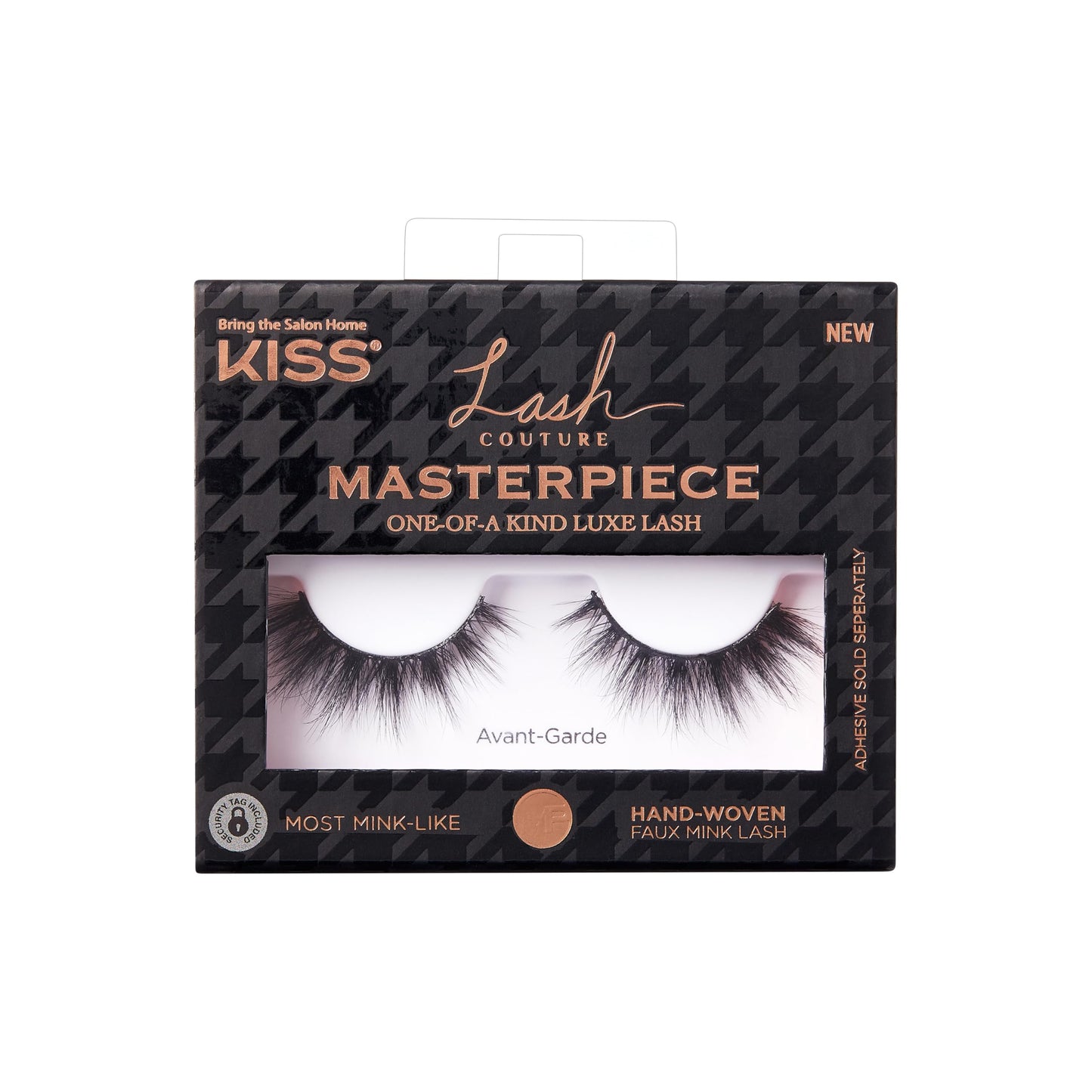 KISS Lash Couture Masterpiece Hand-Woven Faux Mink False Eyelashes, Style ‘Avant-Garde’, 12mm, Easy to Apply, Reusable, Vegan, Cruelty Free, 1 Pair Beauty & Personal Care KISS