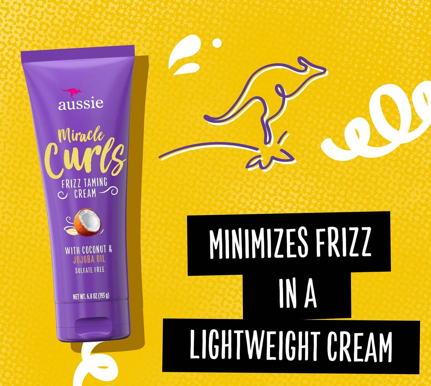 Aussie Hair Styling Variety Pack - Instant Volume Gel & Miracle Curls Cream, with Wavy & Curly Hair, Sulfate-Free, (2 Pack) Beauty & Personal Care Aussie