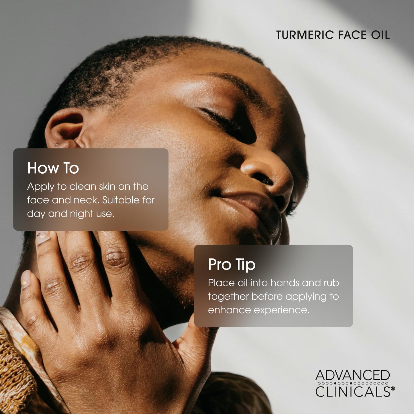 Advanced Clinicals Turmeric Oil Serum For Face | Facial Skin Care Serum With Jojoba + Coconut Oil To Improve Appearance Of Dark Spots & Uneven Skin Beauty & Personal Care Advanced Clinicals