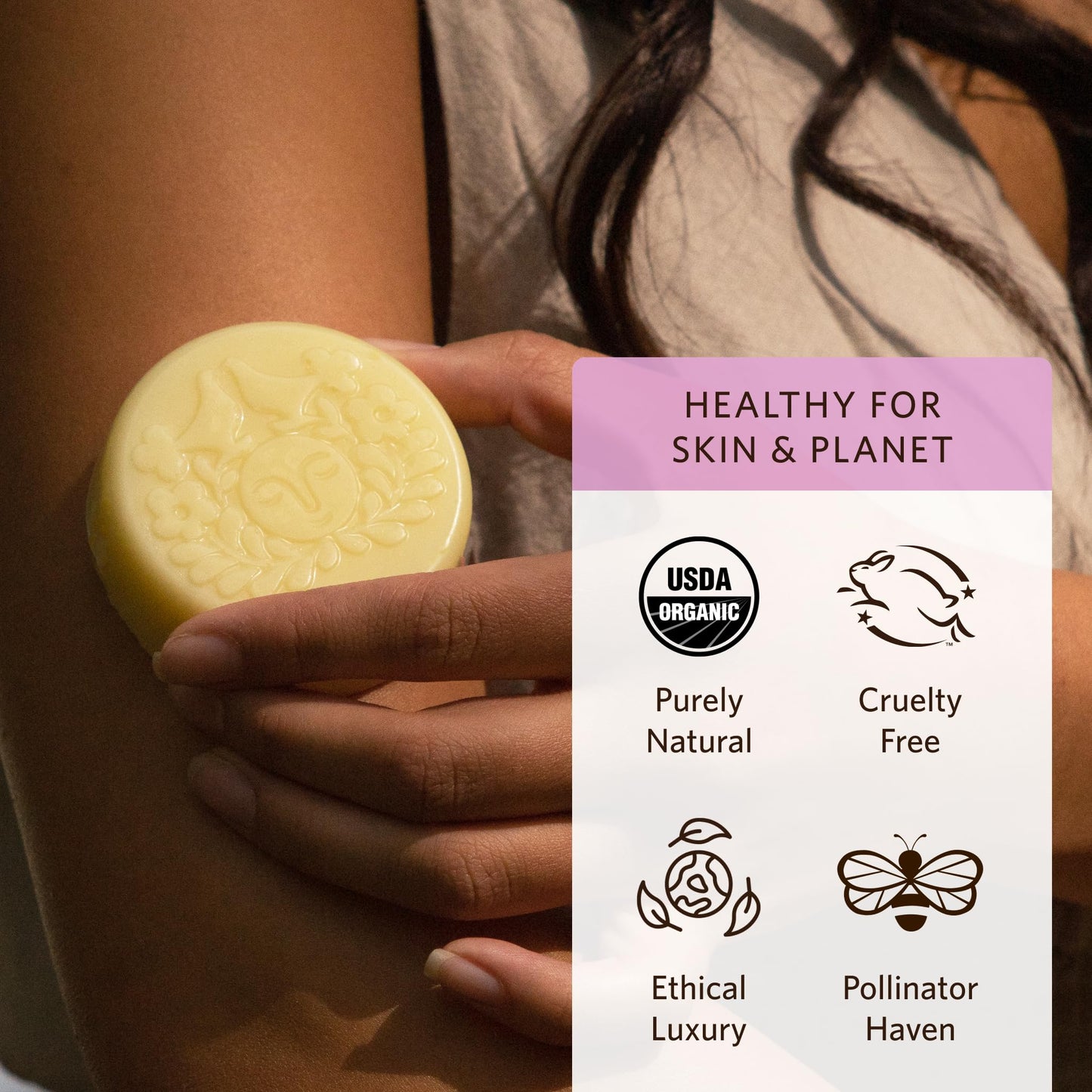 Moon Valley Organics Herbal Lotion Bar in Lavender, Moon Melt Bar, Calendula and Comfrey, Beeswax, Heal and Restore Chapped Skin, Soothing Beauty & Personal Care Moon Valley Organics