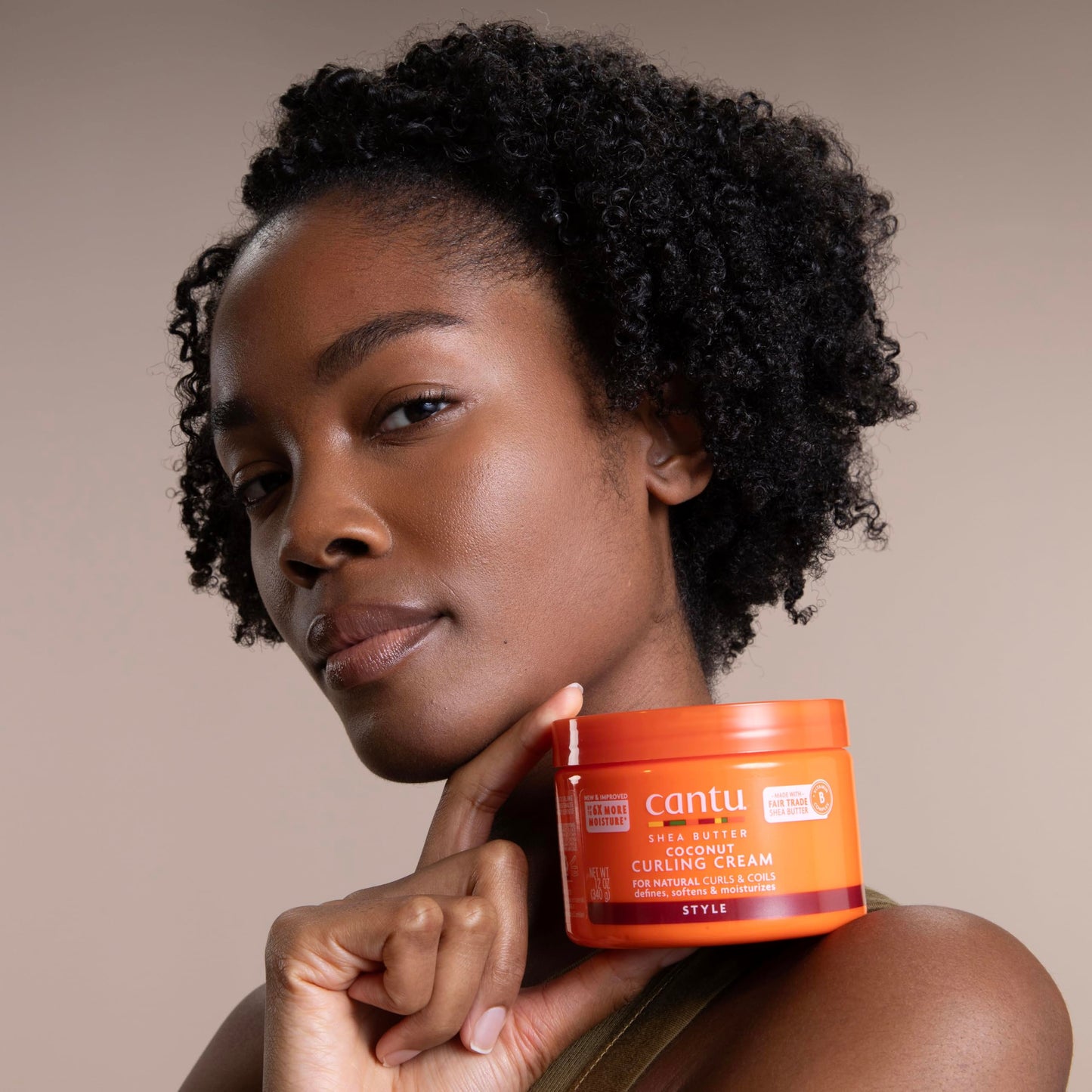 Cantu Coconut Curling Cream for Natural Hair with Pure Shea Butter, 12 oz (Pack of 2) Beauty & Personal Care Cantu