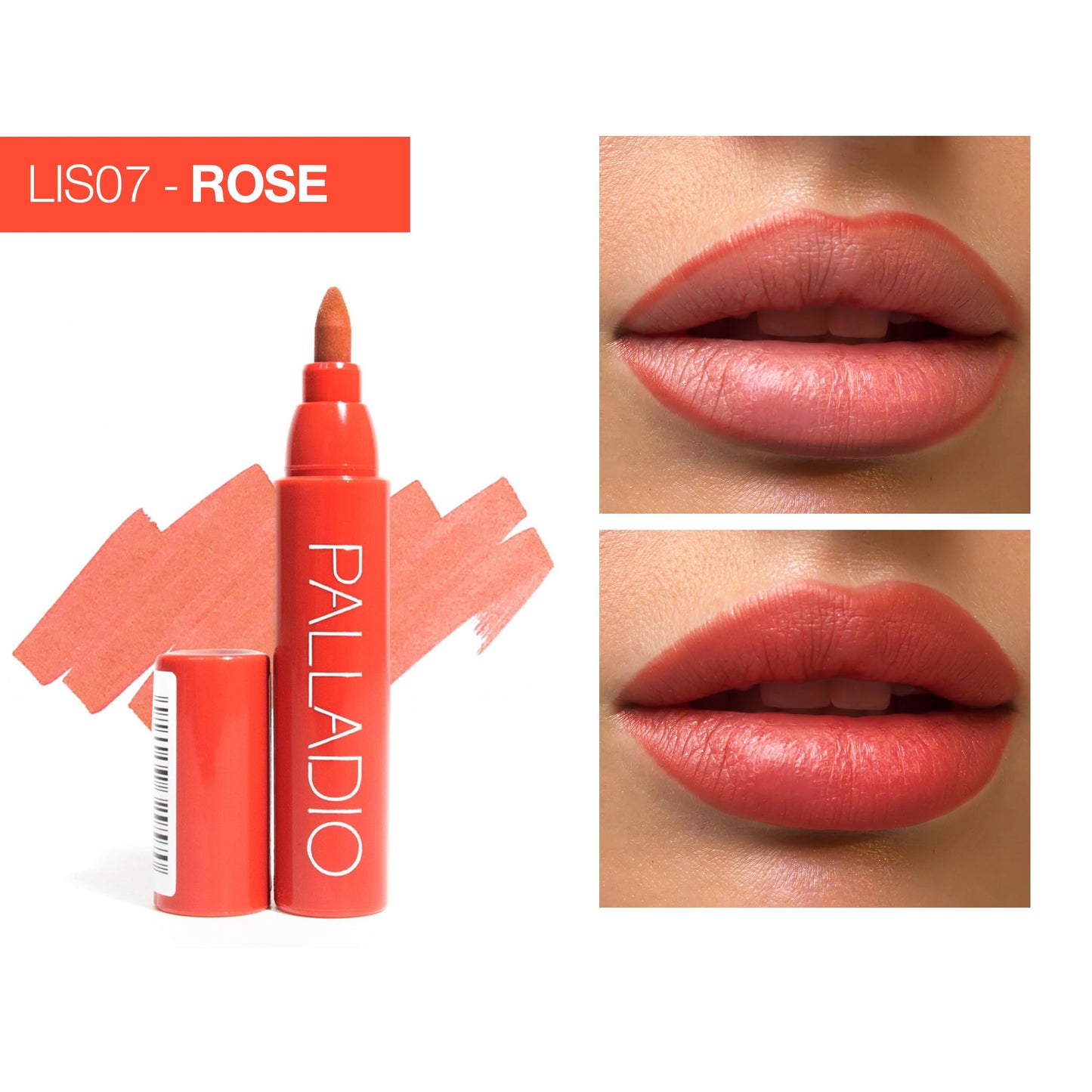 Palladio Lip Stain, Hydrating and Waterproof Formula, Matte Color Look, Longlasting All Day Wear Lip Color, Smudge Proof Natural Finish, Precise Beauty & Personal Care Palladio