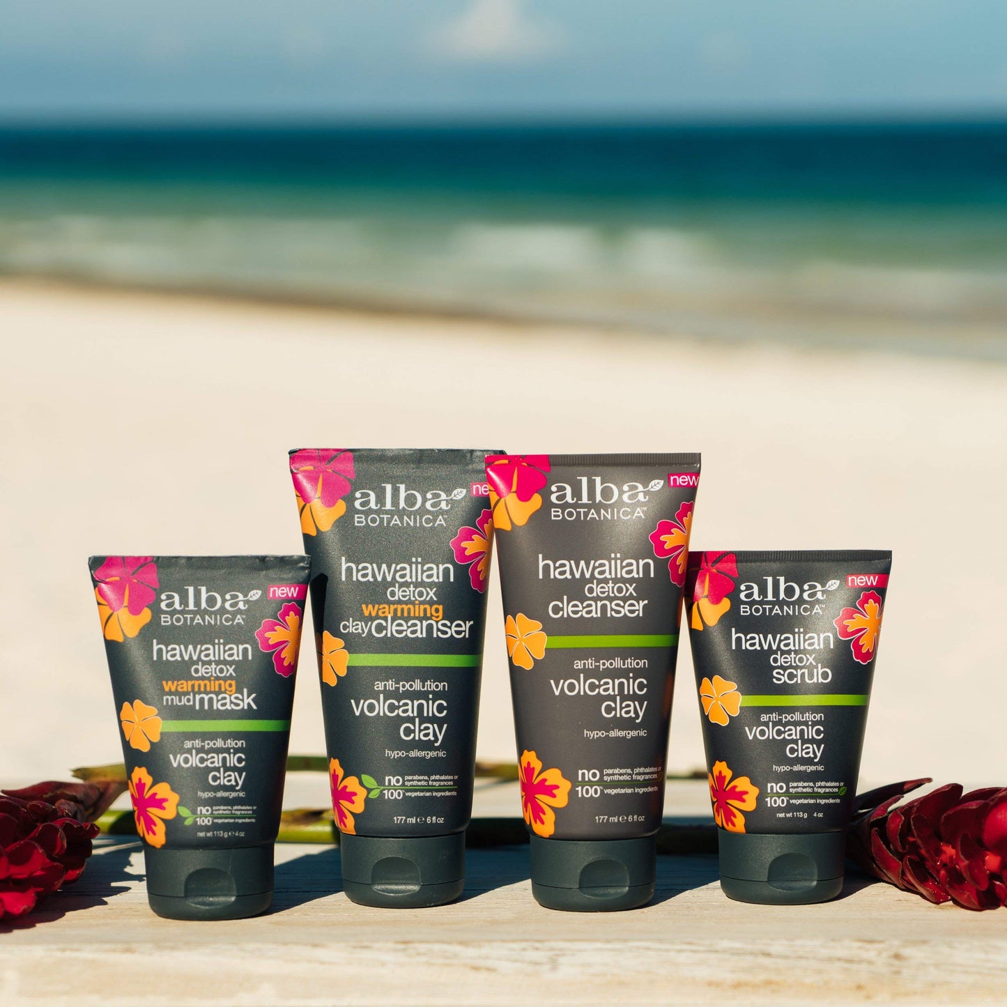Alba Botanica Hawaiian Detox Cleanser, Anti-Pollution Volcanic Clay, 6 Oz Beauty & Personal Care Alba Botanica