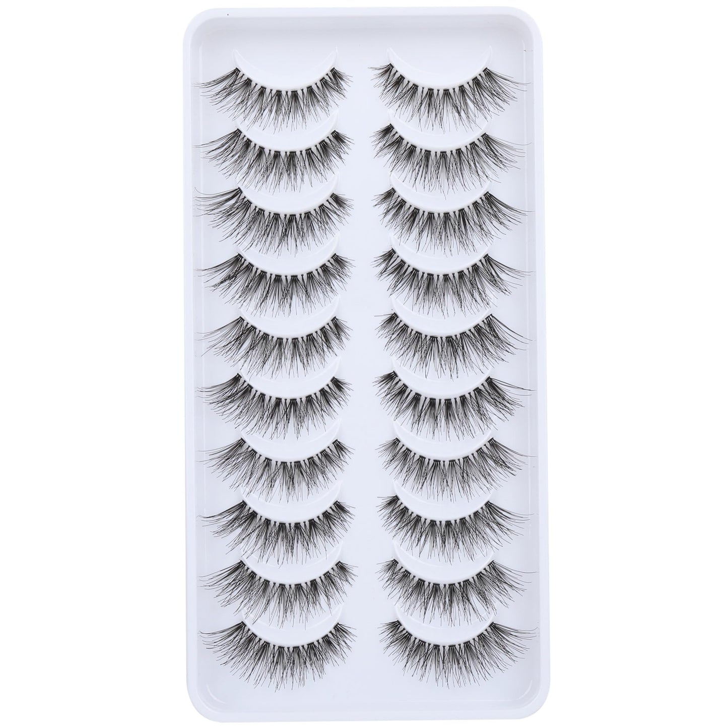Newcally Lashes Natural Wispy False Eyelashes Cat Eye Lashes Hand-Knotted Soft Light Volume Fake Lashes Multipack Beauty & Personal Care Newcally