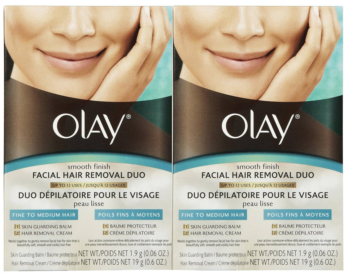 Olay Facial Hair Removal Duo - 2 pk Beauty & Personal Care Olay
