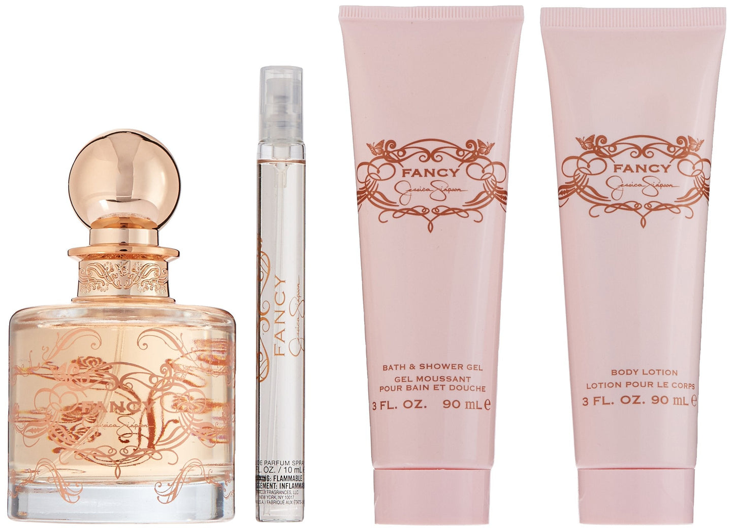 Jessica Simpson Fancy 4 Piece Gift Set Beauty & Personal Care Jessica Simpson