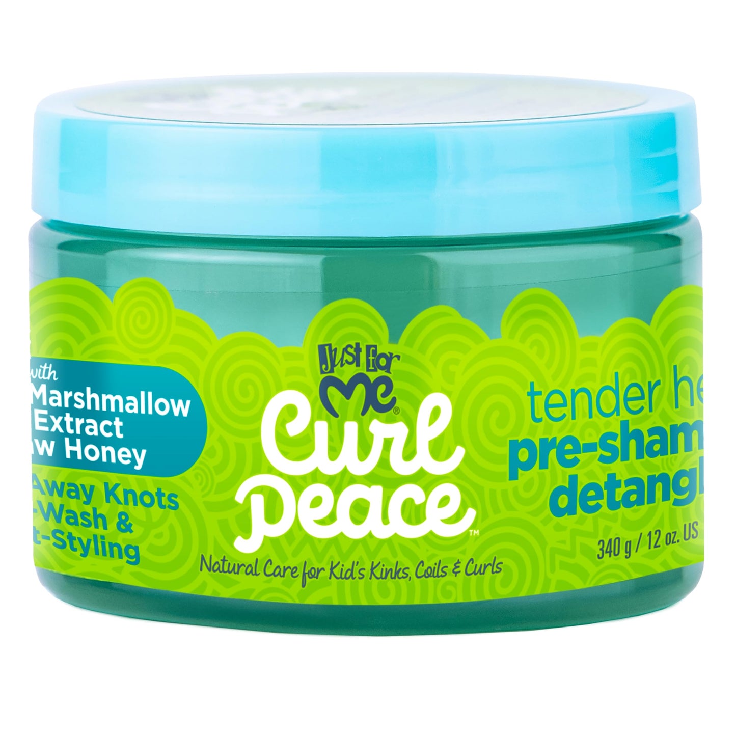 Just For Me Curl Peace Tender Head Detangling Treatment - Rinses Away Knots, Pre-Wash, Post-Styling, Contains No Parabens, Sulfates, Mineral Oil Beauty & Personal Care Just For Me