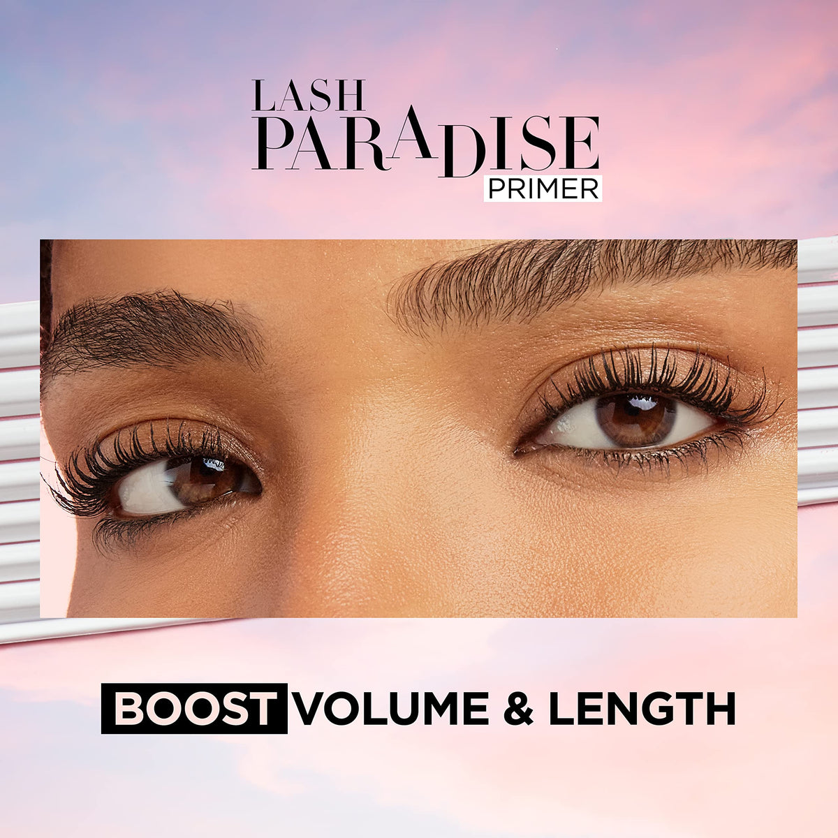 L'Oreal Paris Cosmetics Voluminous Lash Paradise Mascara Primer Base, Millennial Pink, 0.27 Fluid Ounce, Packaging May Vary Beauty & Personal Care L'Oreal Paris