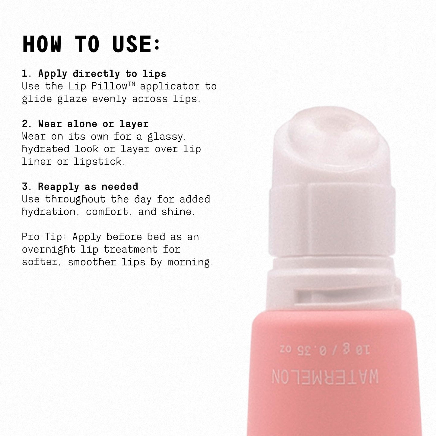 Proh Skin Peptide Lip Glaze - Gloss Lip Balm, Hydrating Lip Gloss Treatment, Promotes Lip Plumping, Hydration & Smooths Lip Lines, Vegan - Lanolin Beauty and Personal Care PROH SKIN