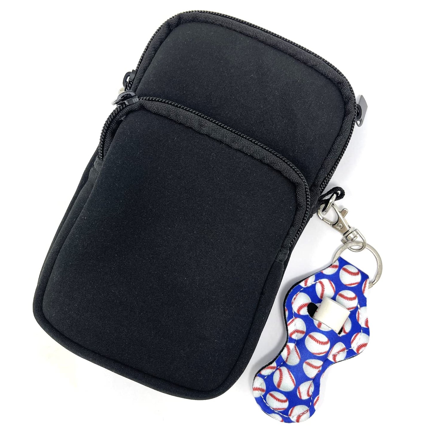 allydrew 10 Pack Chapstick Holder Keychain, Keyring for Lip Balm Lip Gloss Lipstick with 10 Pieces Metal Keyring Clasps, Play Ball Beauty & Personal Care allydrew