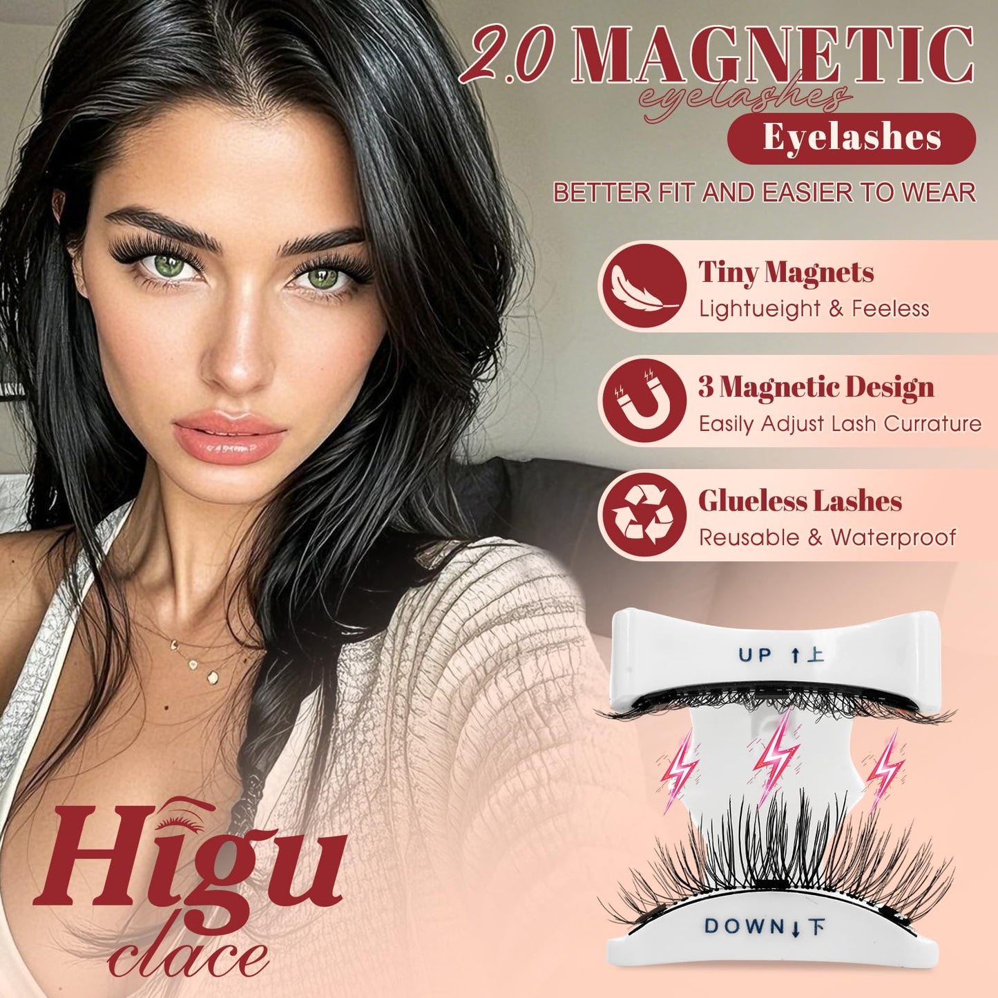 Higu clace Natural Look DD Curl 18mm Eyelash Extensions Easy Fan Volume Lashes Extension Rapid Blooming Lashes Self Fanning 2D-10D-20D Easy Fanning Beauty and Personal Care Higu clace