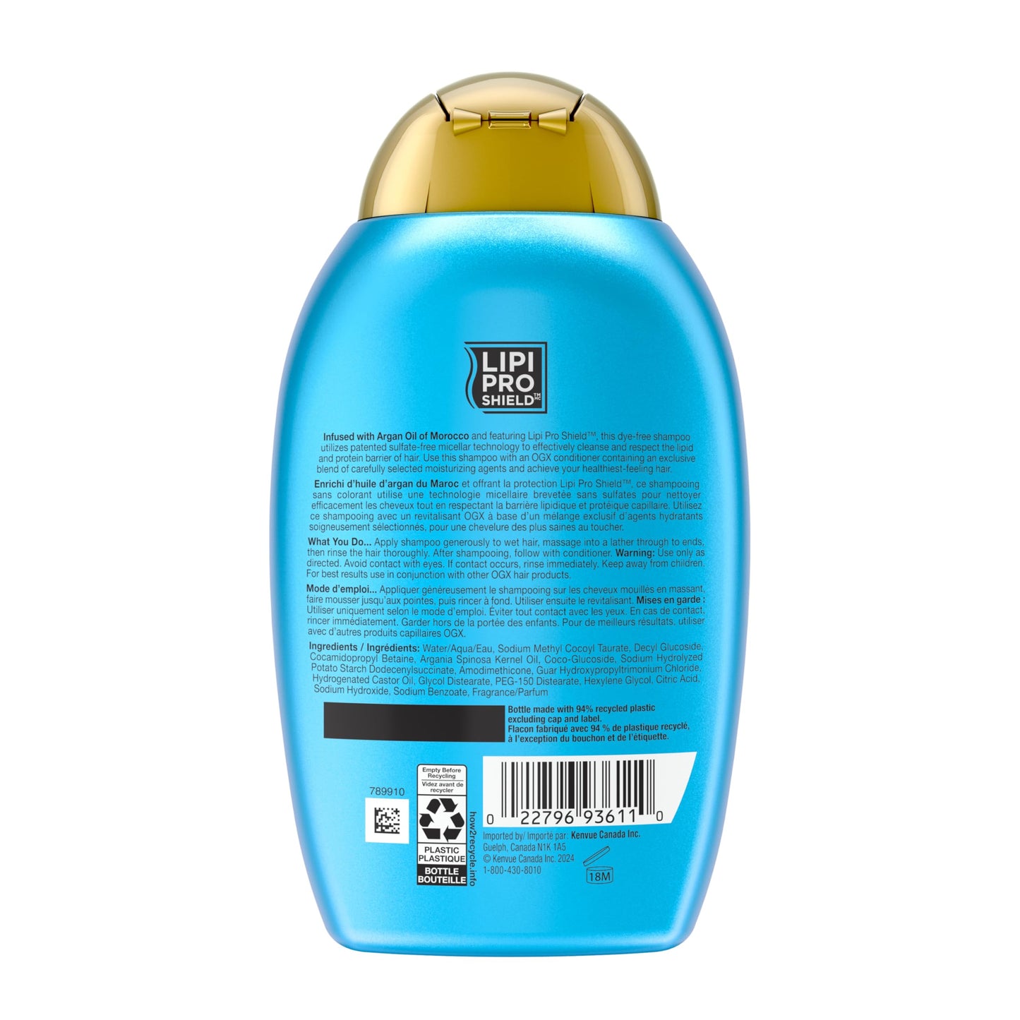 OGX Renewing Moroccan Argan Oil Shampoo - 385ml Beauty & Personal Care OGX