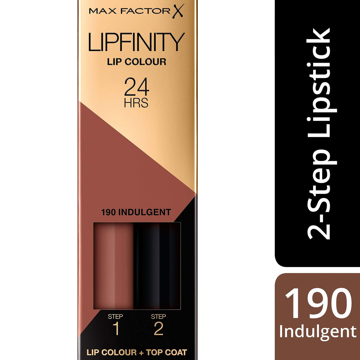 Max Factor Lipfinity Lipstick for Women, # 190 Indulgent, 0.14 Ounce Beauty & Personal Care Max Factor