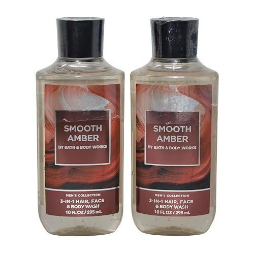 Bath & Body Works Shower Gel Gift Set 10oz Each Pack of 2 (Smooth Amber) Beauty & Personal Care Bath & Body Works