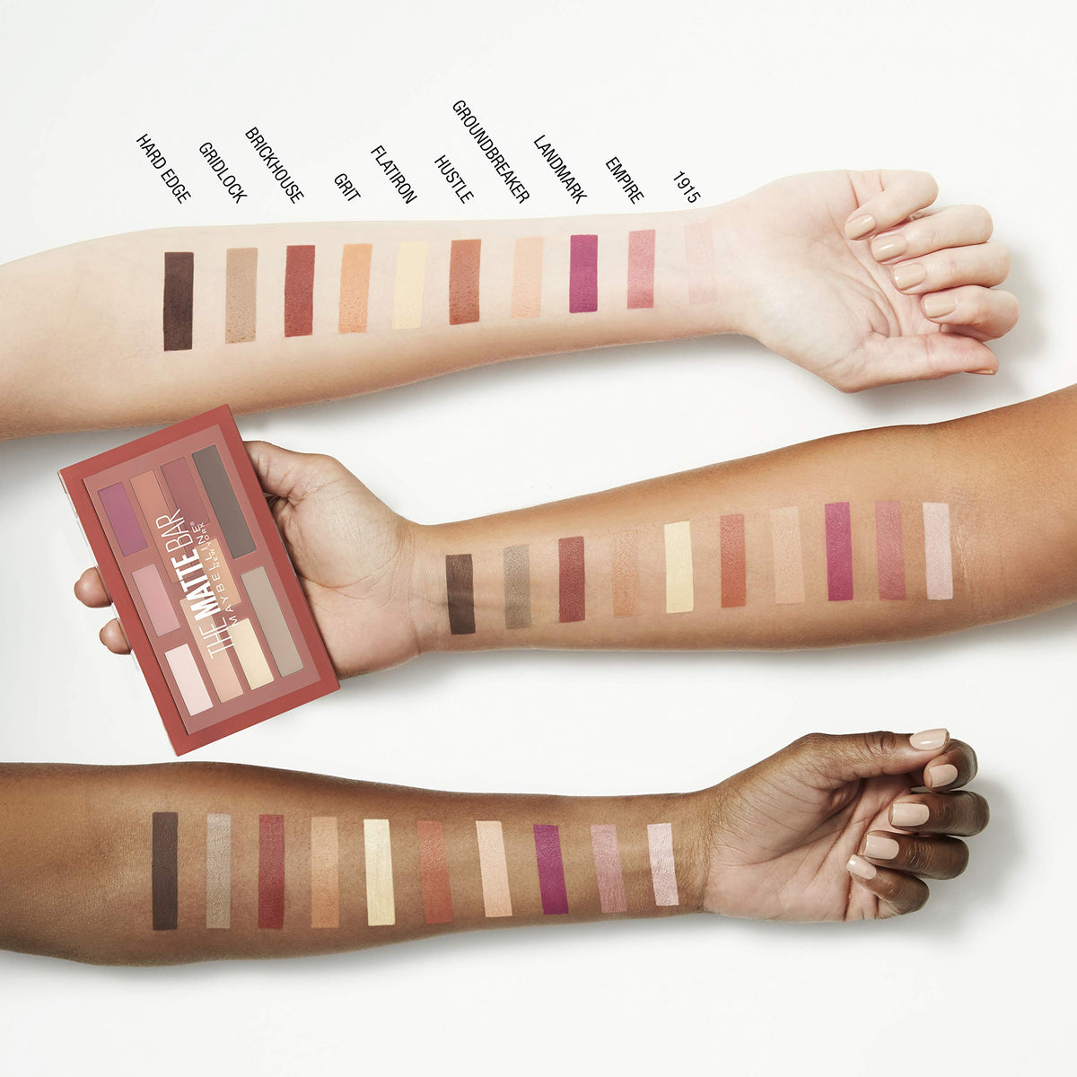 Maybelline New York The Matte Bar Eyeshadow Palette, 300 THE MATTE BAR, 1 Count Beauty & Personal Care MAYBELLINE