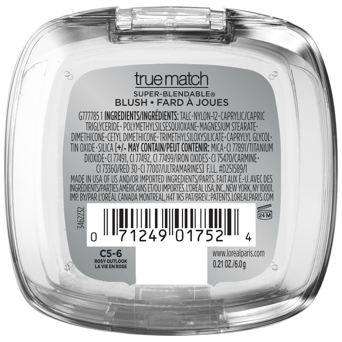 L’Oréal Paris True Match Super-Blendable Powder Blush, Rosy Outlook, 0.21 Oz (Packaging May Vary) Beauty & Personal Care L'Oreal Paris
