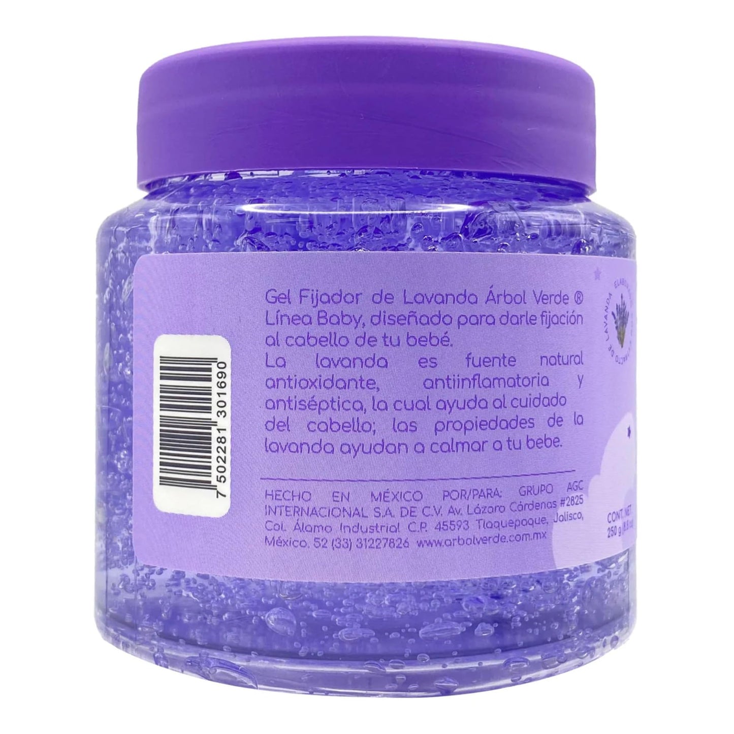 Arbol Verde Lavender Extract Baby Hair Gel - 8.8 oz, Gentle Baby Hair Products, Natural Hair Gel for Kids, Softens and Styles - Gel Fijador con Beauty & Personal Care Five Brothers Products