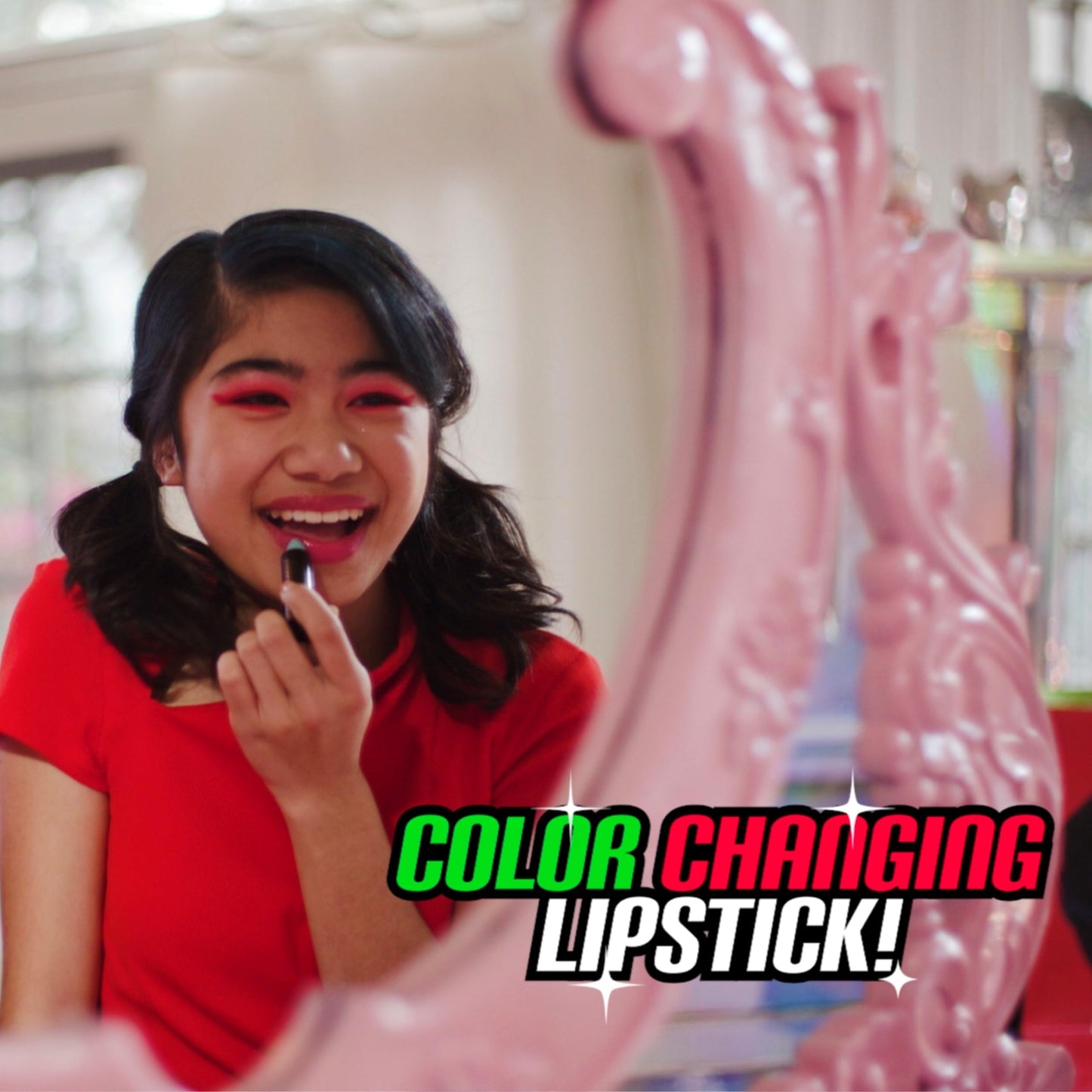 Miraculous Ladybug Kids Makeup Set - 10 Piece Bag with Nail Polish, Hair Chalk, Stickers & More - Safe, Non-Toxic Pretend Play Cosmetics - Marinette Beauty & Personal Care Miraculous