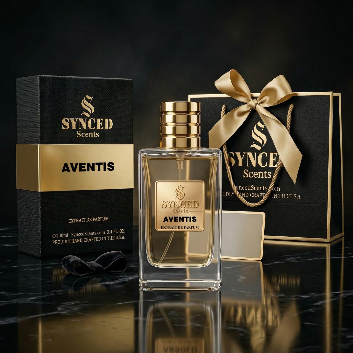 SYNCED Scents AVENTUS Inspired by Cre' Aventus Perfume for Men - Long Lasting Fruity Smoky Woody Fragrance - Intense Fresh Masculine Bergamot Beauty & Personal Care SYNCED Scents