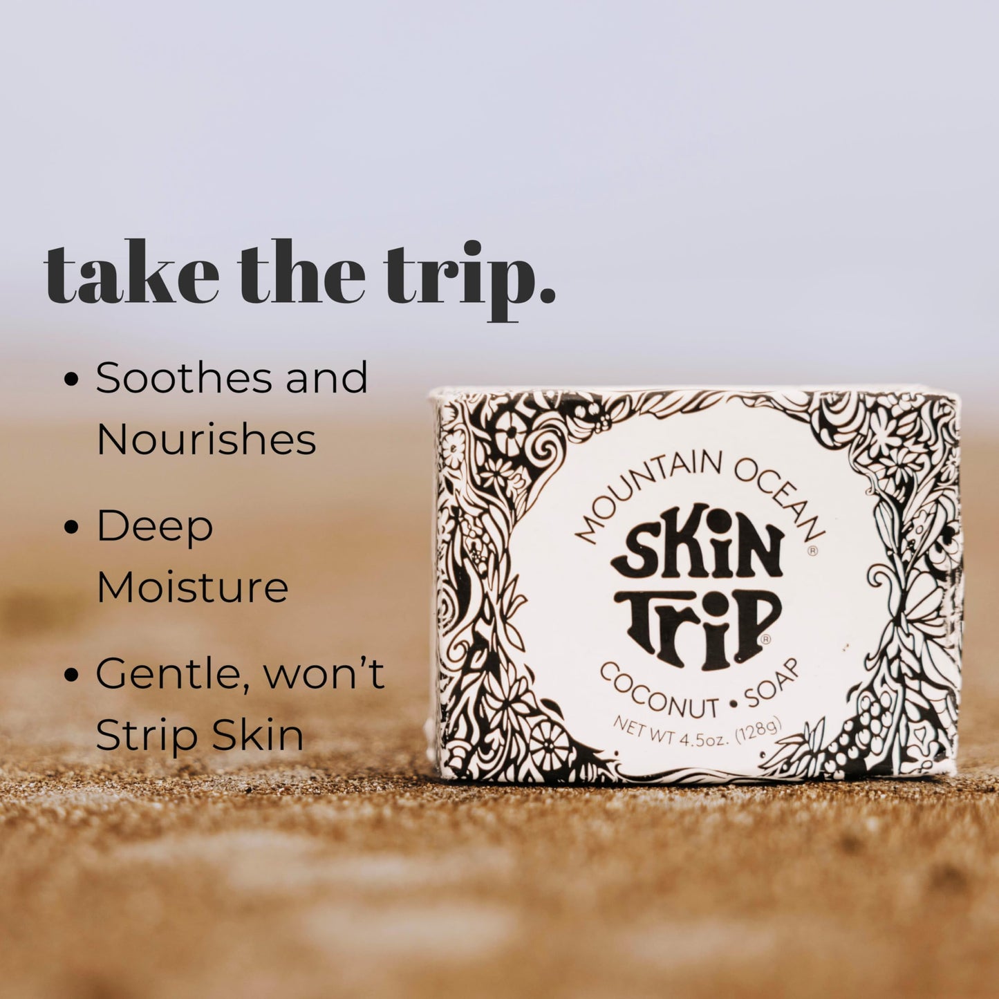 Mountain Ocean Soap Skin Trip Coconut Beauty & Personal Care Mountain Ocean