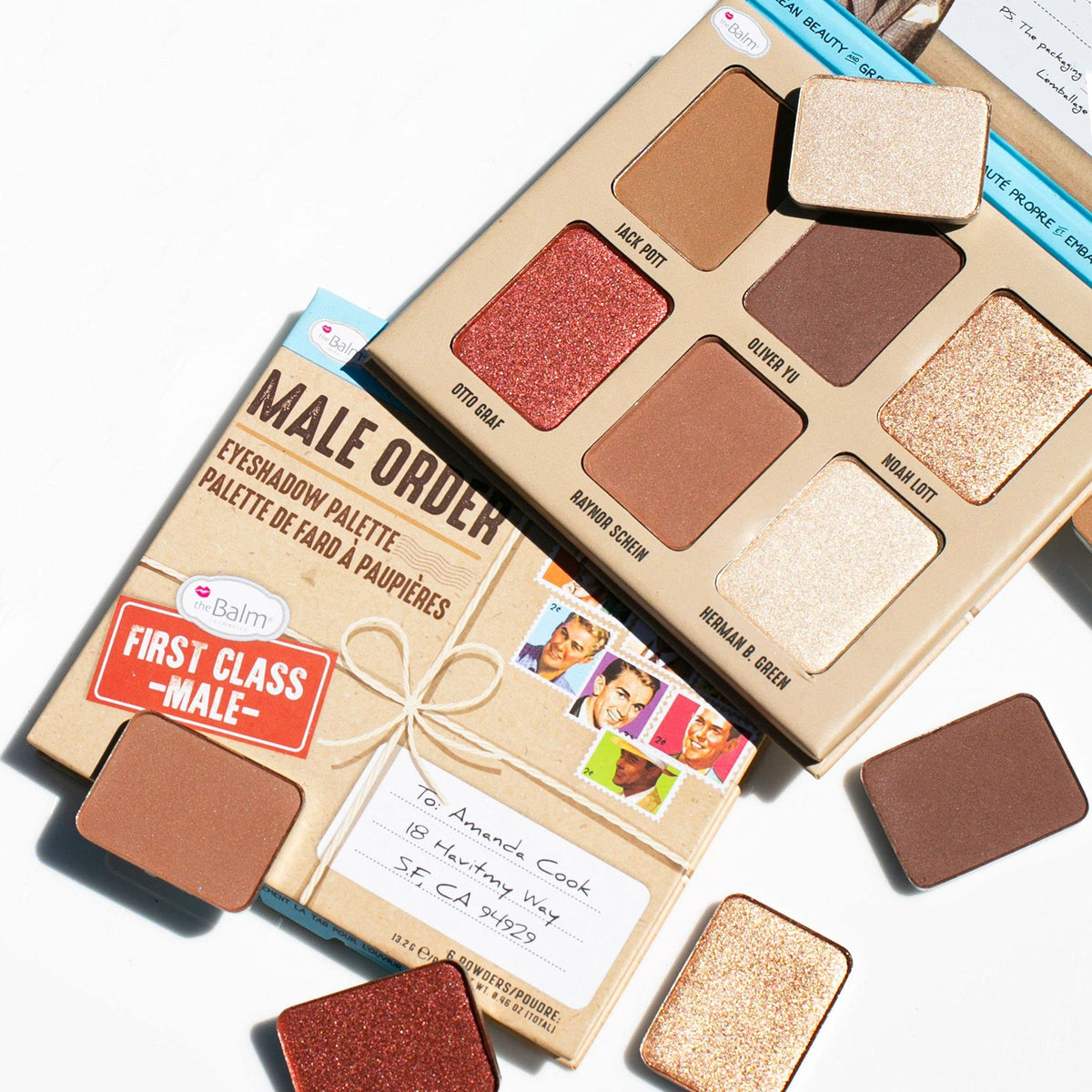 theBalm Male Order 6 Shade Eyeshadow Palette, First Class Male