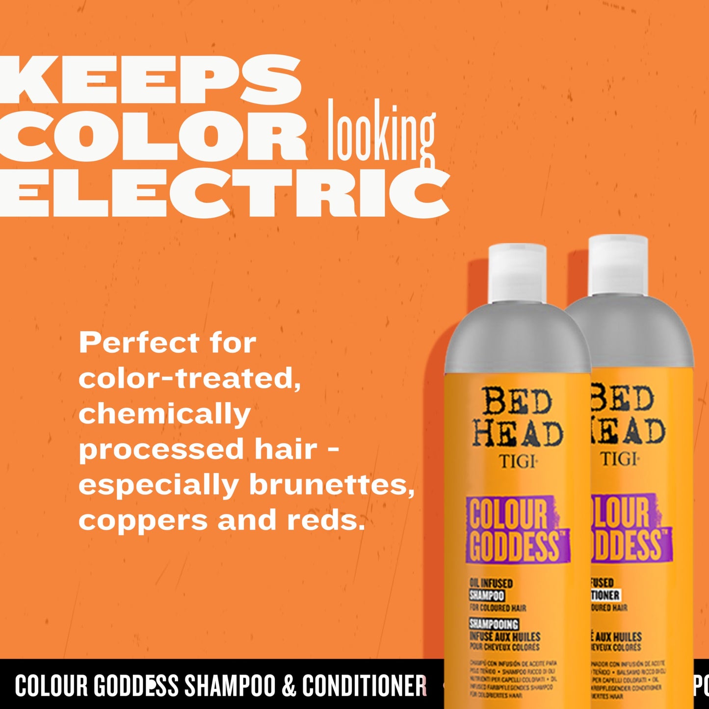 TIGI Bed Head Moisturizing Shampoo and Conditioner Set for dyed hair, Colour Goddess with Sweet Almond & Coconut Oils, 25.36 fl oz, 2 Pack Beauty & Personal Care TIGI