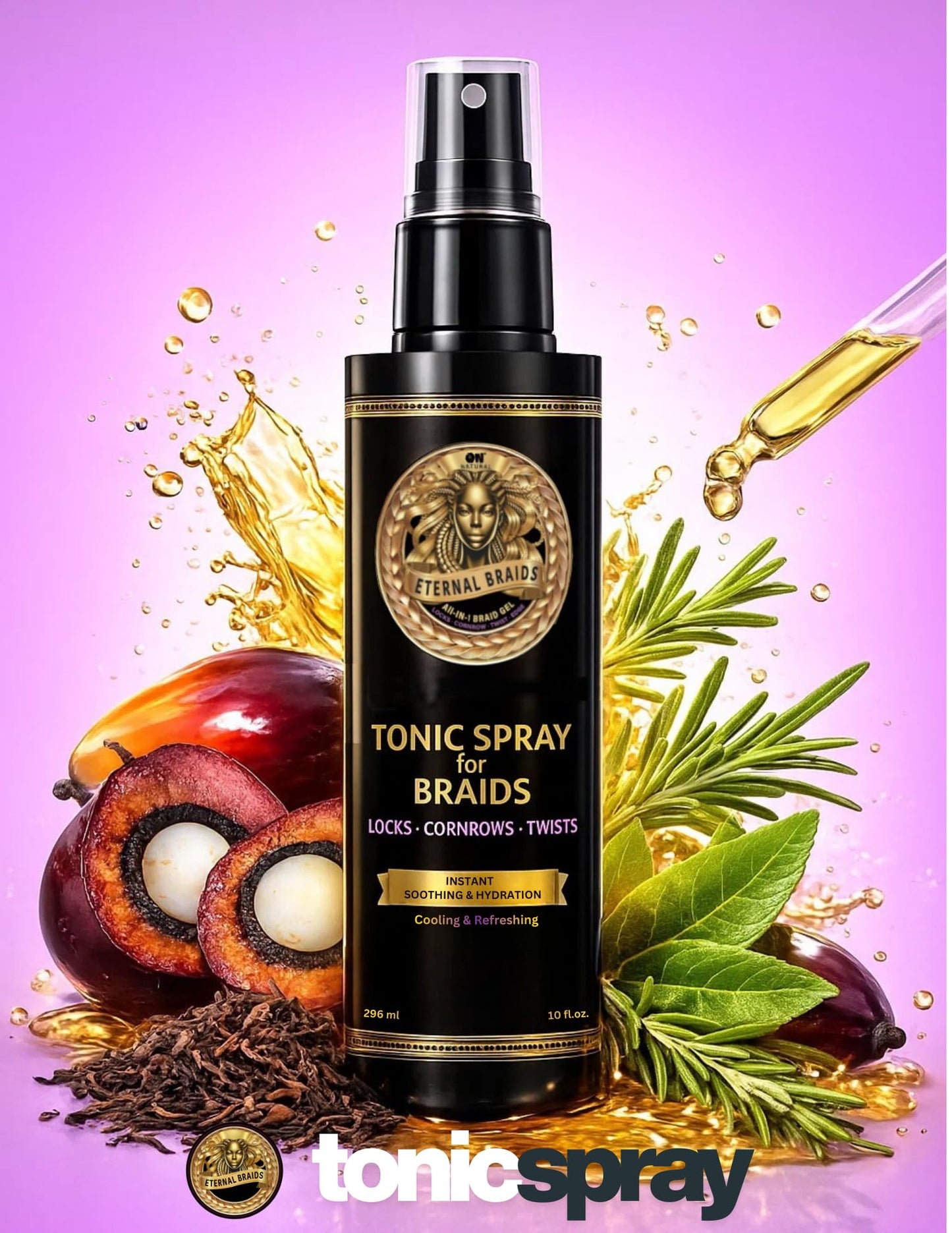 On Natural braid gel, Eternal Braids Tonic Spray Beauty & Personal Care On Natural
