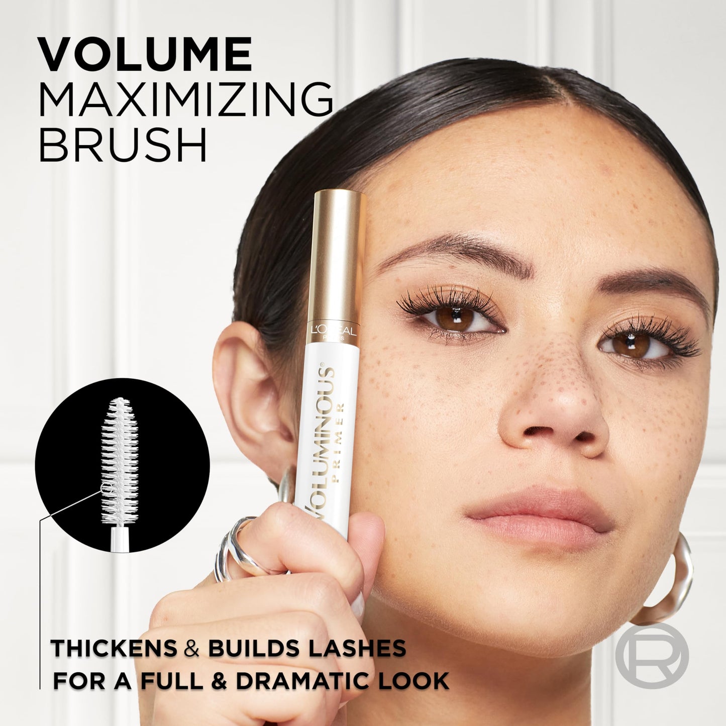 L'Oreal Paris Voluminous Lash Boosting Conditioning Primer Mascara, White Primer, 0.24 Fl Oz., 1 Count Beauty & Personal Care L'Oreal Paris
