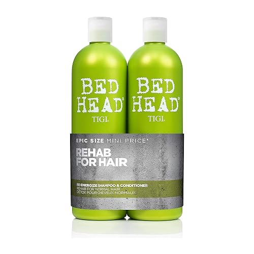 Bed Head by TIGI Urban Antidotes Re-Energize Daily Shampoo and Conditioner Set, 25.36 fl oz Beauty & Personal Care TIGI