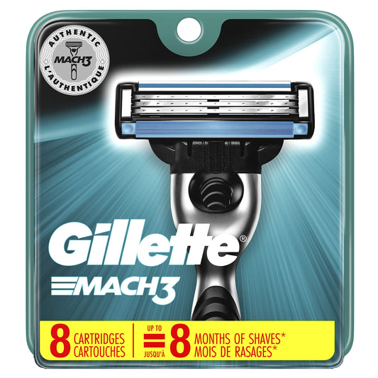 Gillette Mach3 Men’s Razor Blades - 8 Refills (Packaging May Vary Beauty and Personal Care Mach3