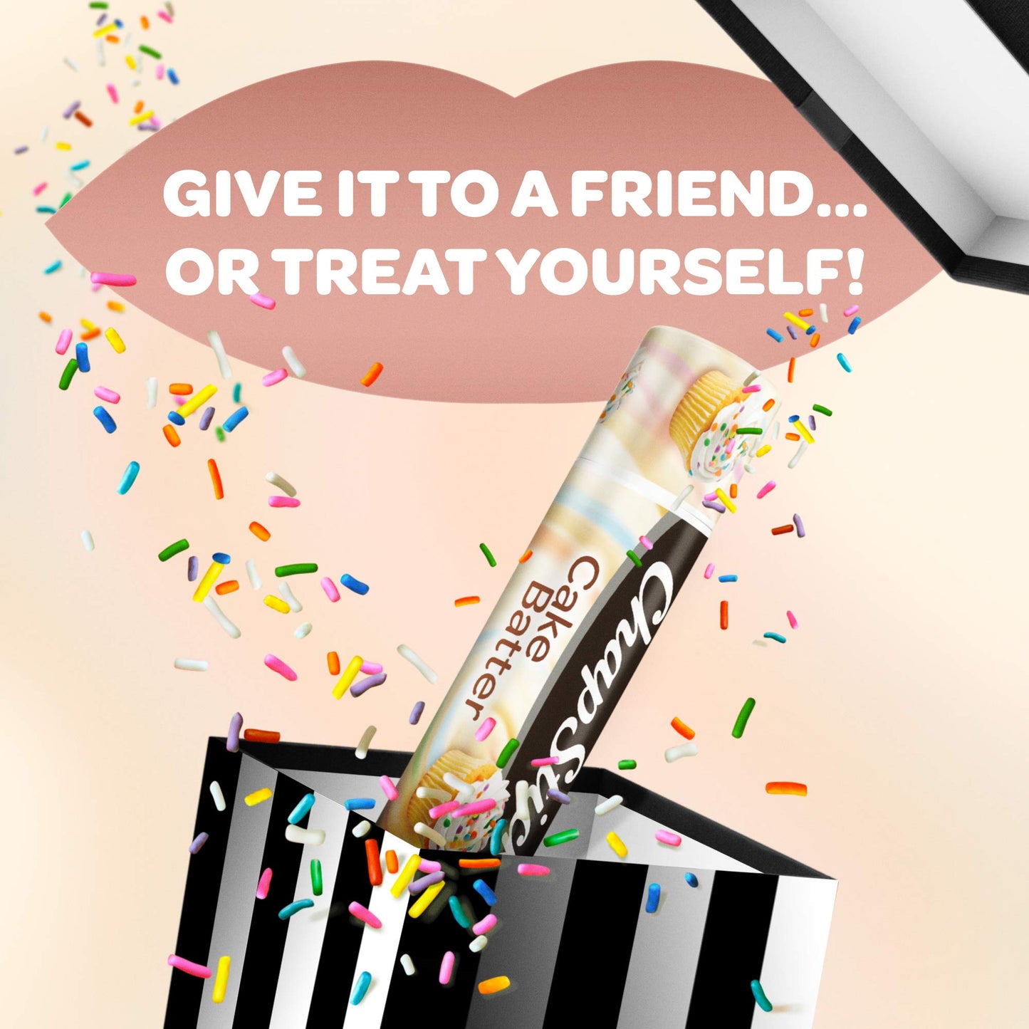 ChapStick Bulk Lip Balm, Cake Batter, 12-Pack - Delicious & Sweet Lip Moisturizer for Dry Lips, Birthday Gifts, Stocking Stuffers, 0.15 Oz Ea Beauty & Personal Care ChapStick