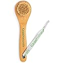 GranNaturals Manual Facial Brush Dry Brushing Scrubber - Stiff Boar Bristles for Exfoliation - Promotes Lymphatic Drainage, Deep Cleansing, Gentle Beauty & Personal Care GranNaturals
