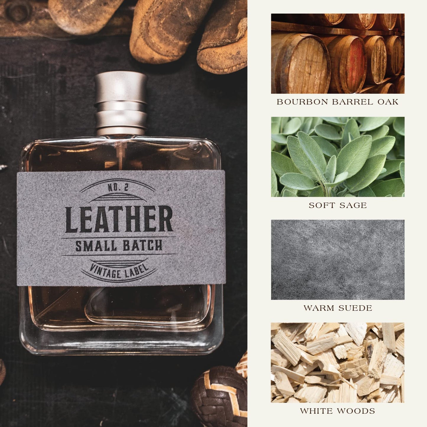 Tru Western Leather #2 Small Batch Men's Cologne, 3.4 fl oz (100 ml) - Confident, Sexy, Modern Beauty & Personal Care Tru Fragrance Beauty