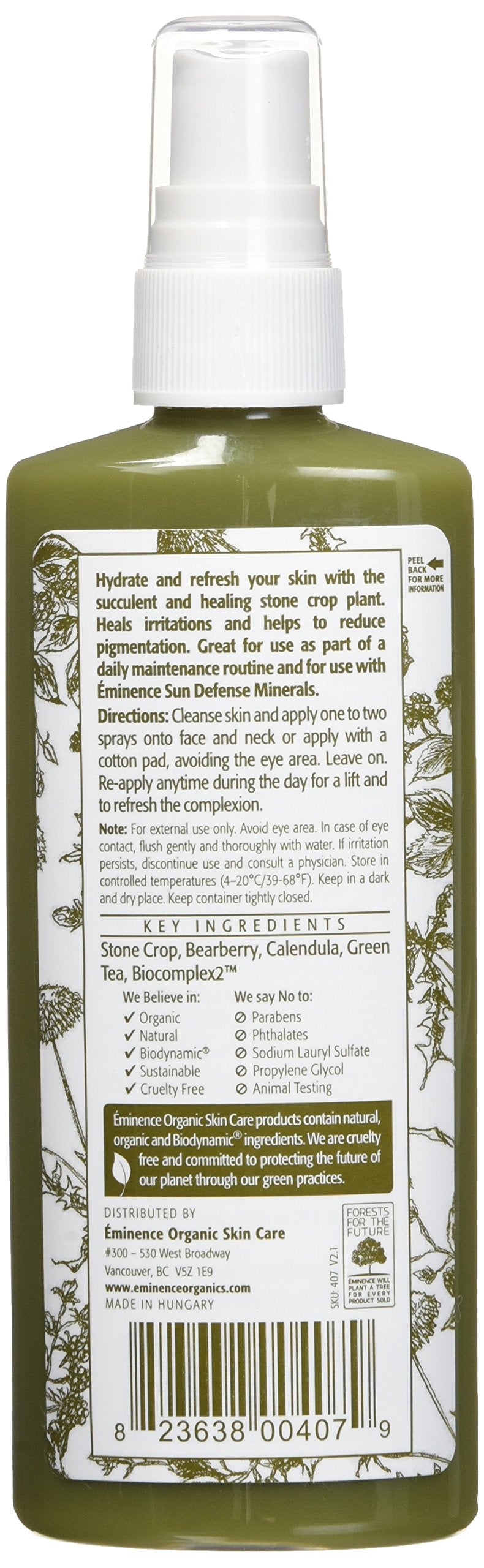 Eminence Organic Skincare Stone Crop Hydrating Mist, 4.2 Ounce Beauty & Personal Care Eminence