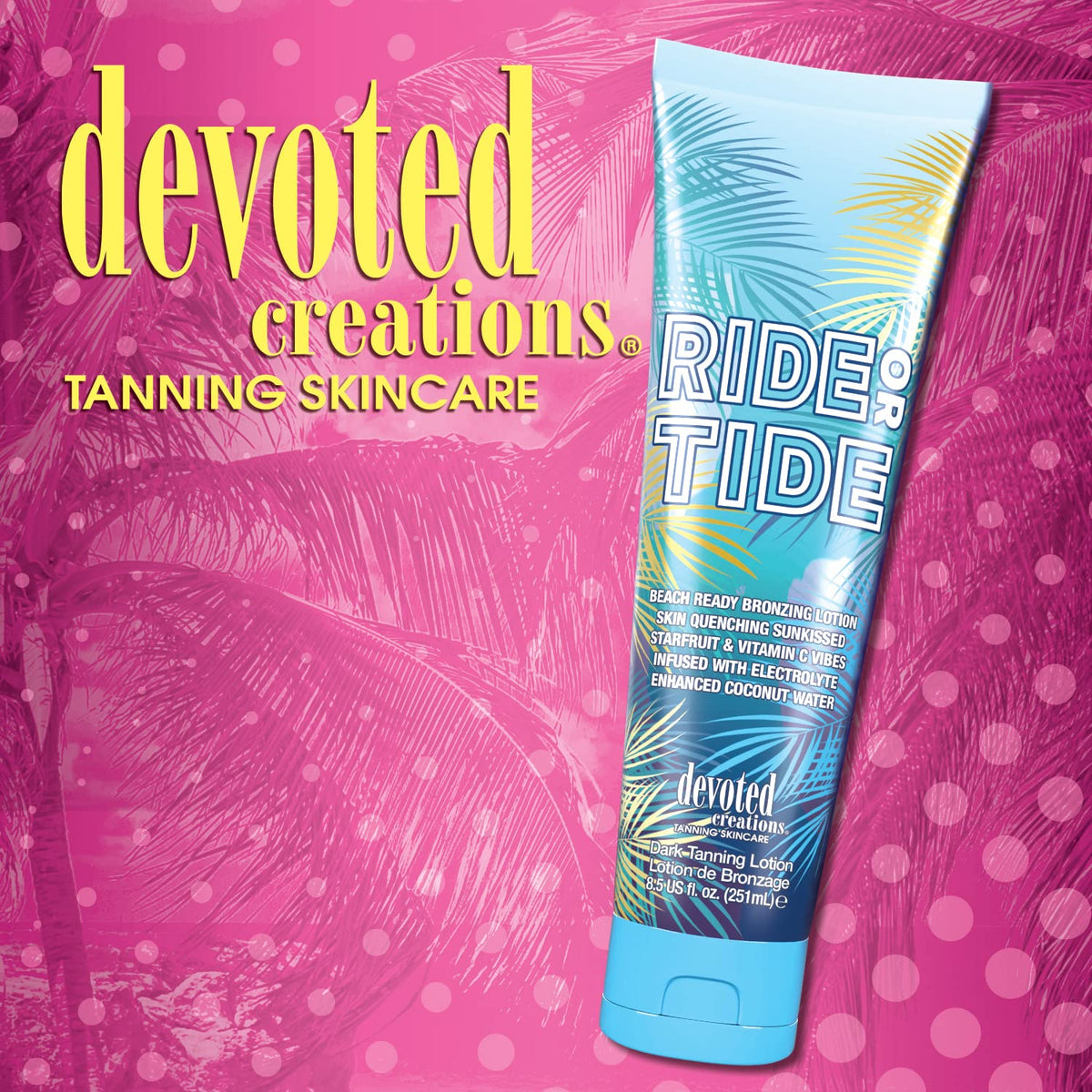 Devoted Creations Ride or Tide - Beach Ready Bronzing Lotion with Enhanced Coconut Water Beauty & Personal Care Devoted Creations