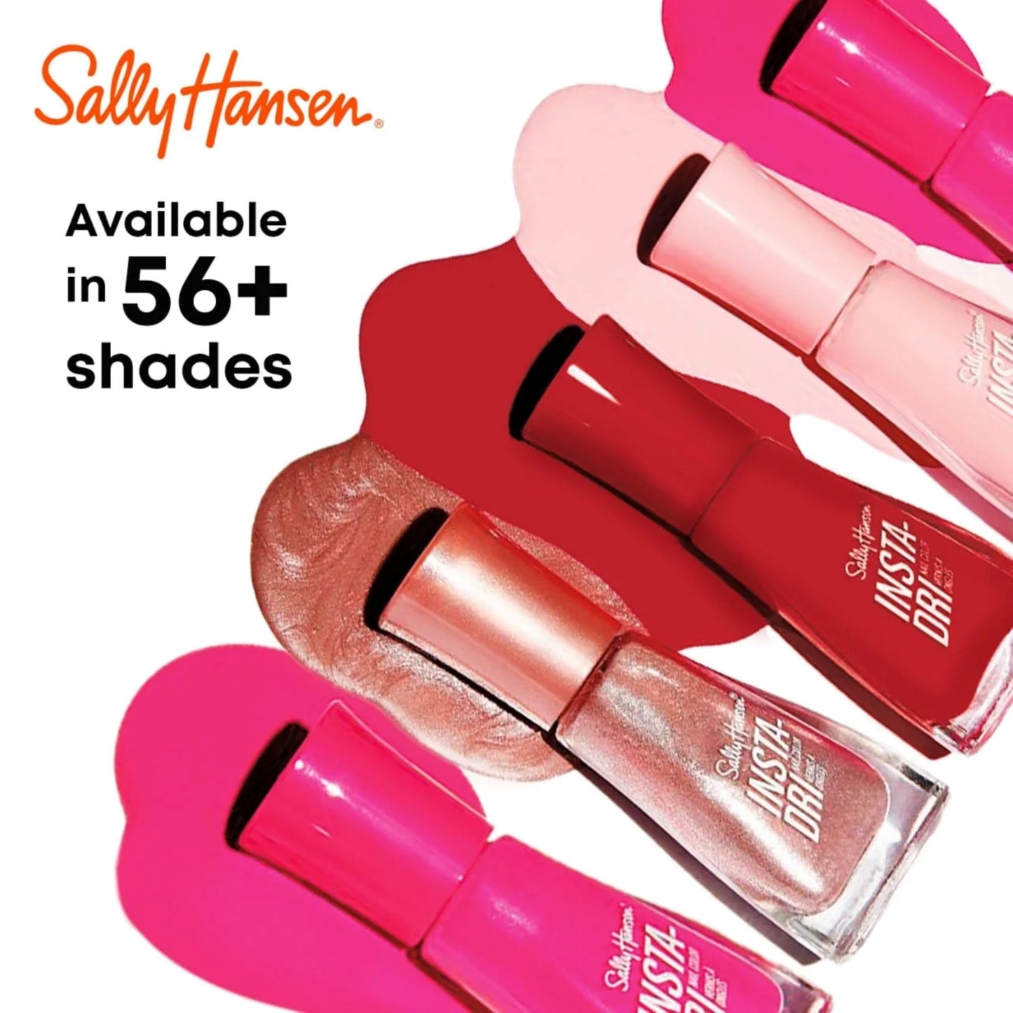 Sally Hansen Insta-Dri, Back to Black, Quick Dry, Long Lasting, Opaque, ShinyBlack Nail Polish Beauty & Personal Care Sally Hansen