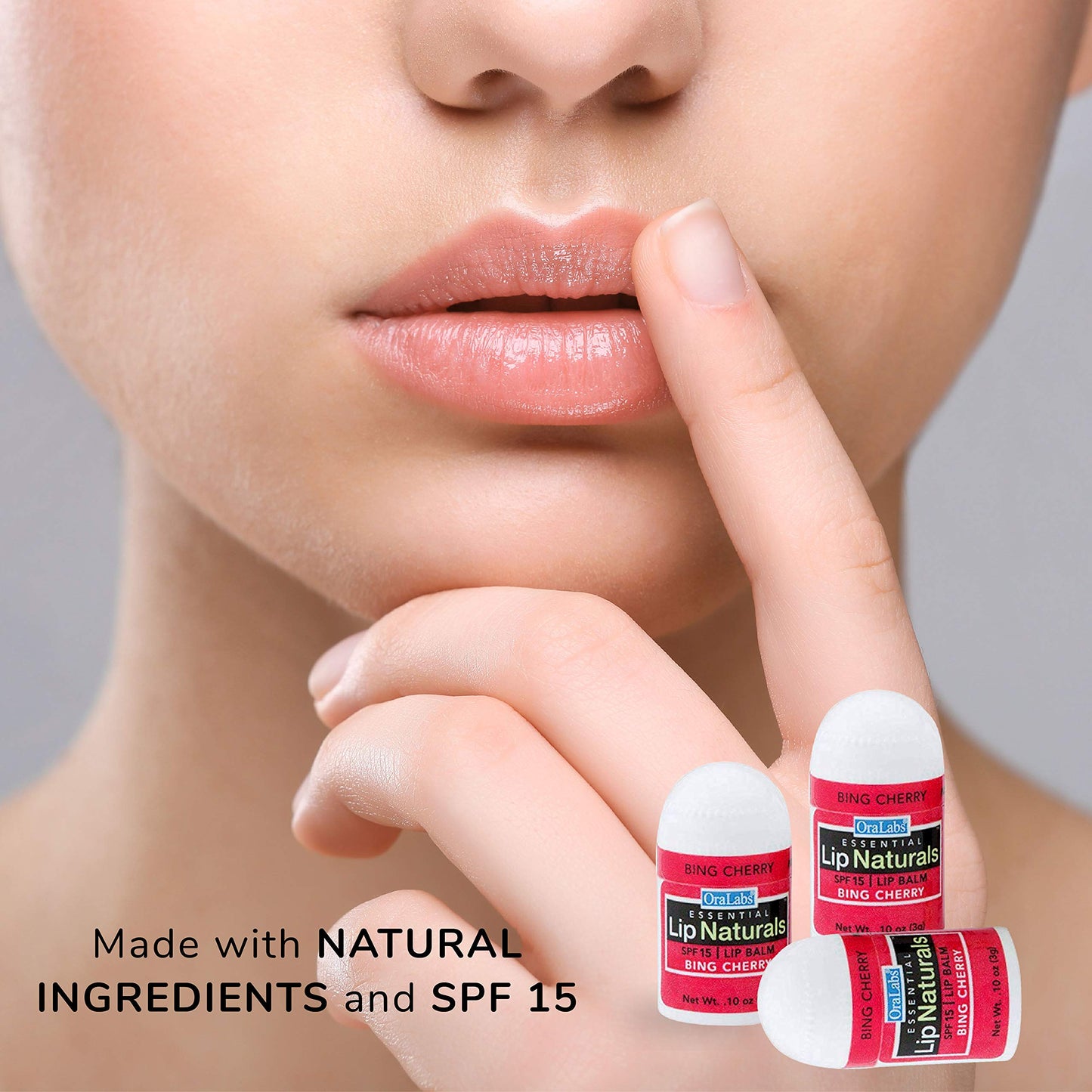 Lip Naturals Mini Lip Balm with SPF 15 Sunscreen, 12 Count Pack, Cherry, Tea Tree Mint & Vanilla Bean Flavors, Made in USA, 0.10oz Each Beauty & Personal Care CHAP-ICE