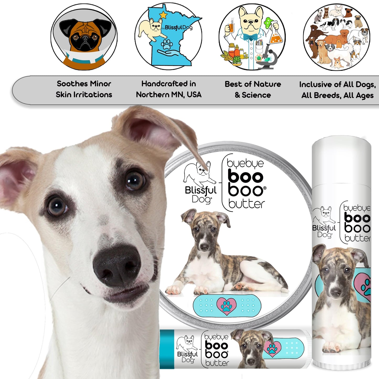 The Blissful Dog Whippet Boo Butter, 0.15 oz Beauty and Personal Care The Blissful Dog