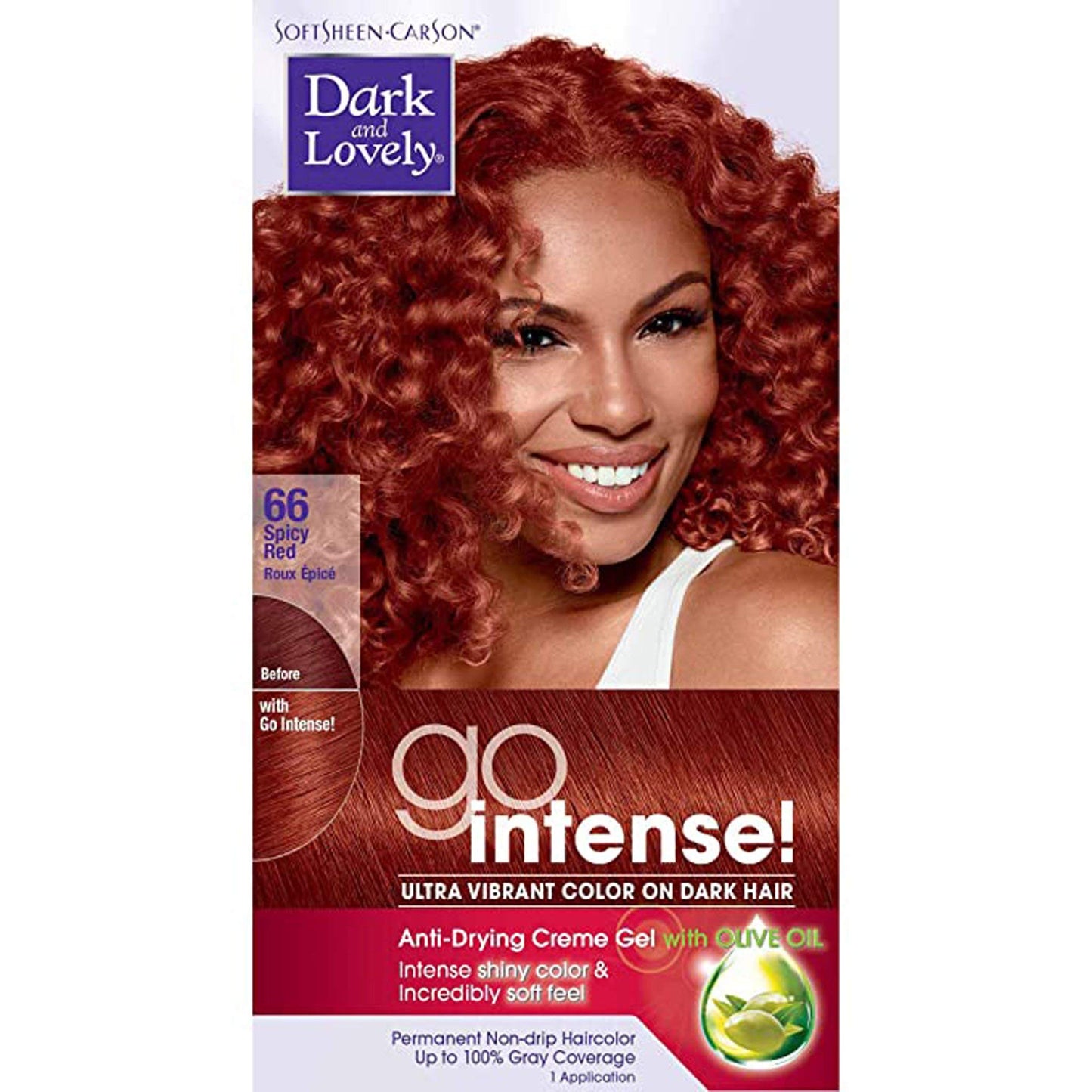 Go Intense Spicy Red Permanent Hair Color Beauty & Personal Care Dark & Lovely